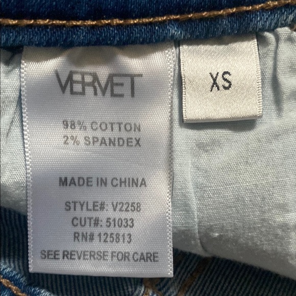 Vervet Los Angeles  Women's Cortney Stretch Mom Shorts Size XS NWT - Picture 10 of 11